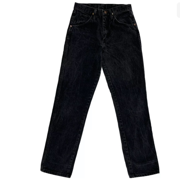 Vintage black faded Wranglers size 27 - Picture 3 of 6